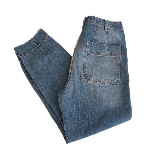 Free People We The Free Marion High Waisted Jeans Celeste Blue Size 31 EUC - Picture 15 of 15